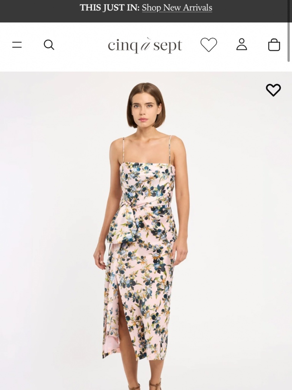 cinq a sept Trailing Iris Tulsa Dress